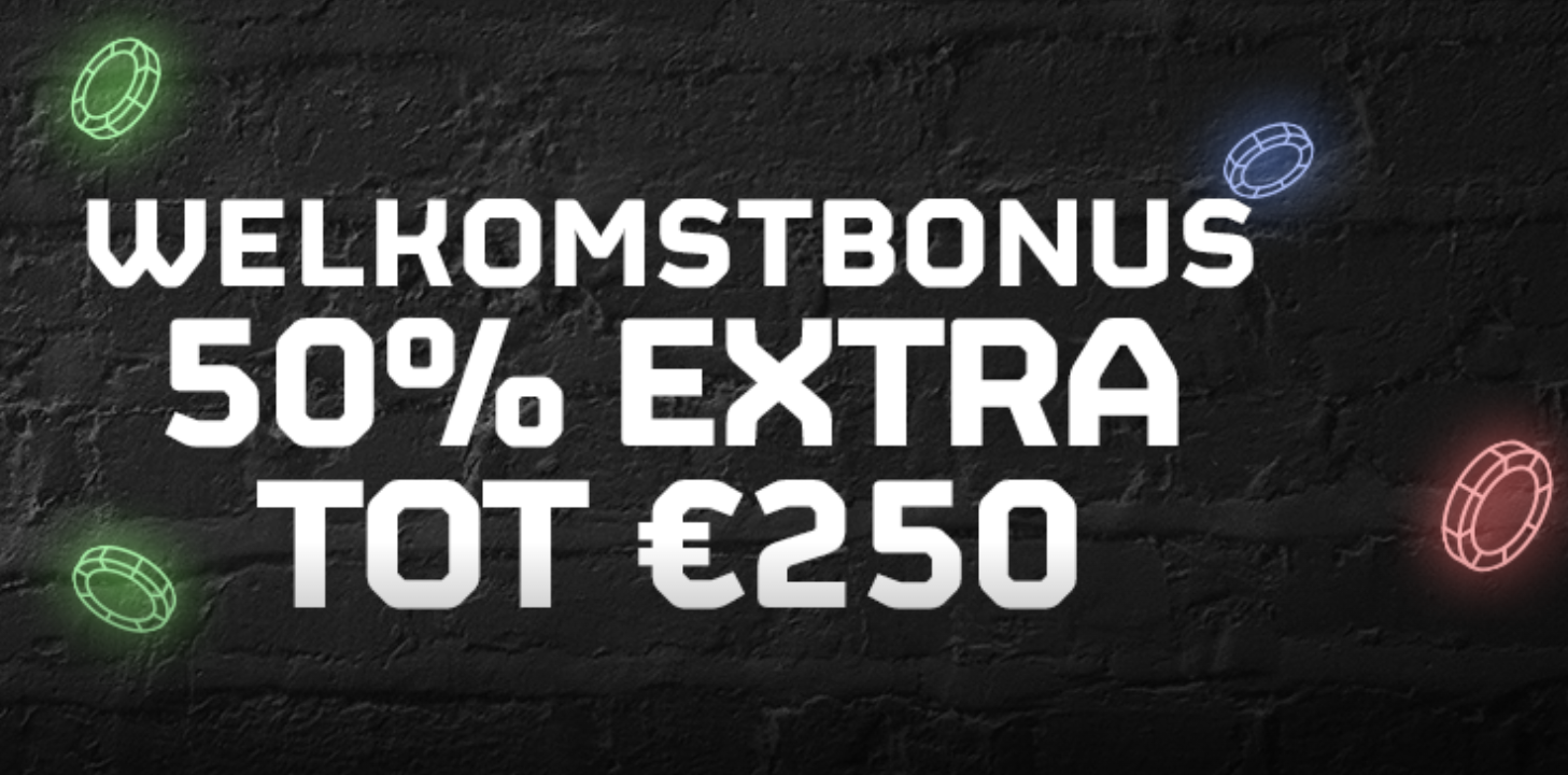 50% bonus tot 250 euro